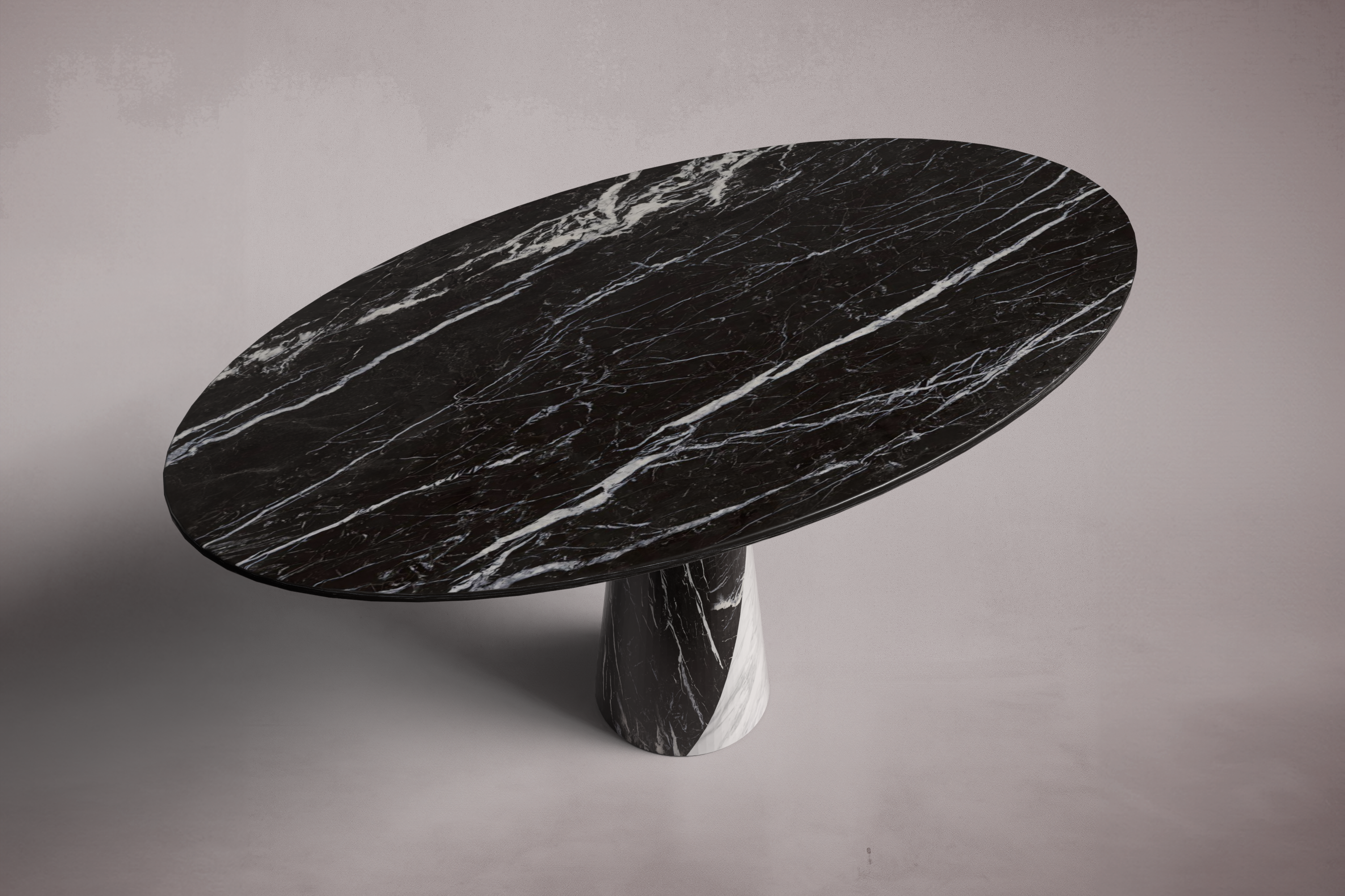 Yang Alexander Black Marble Dining Table