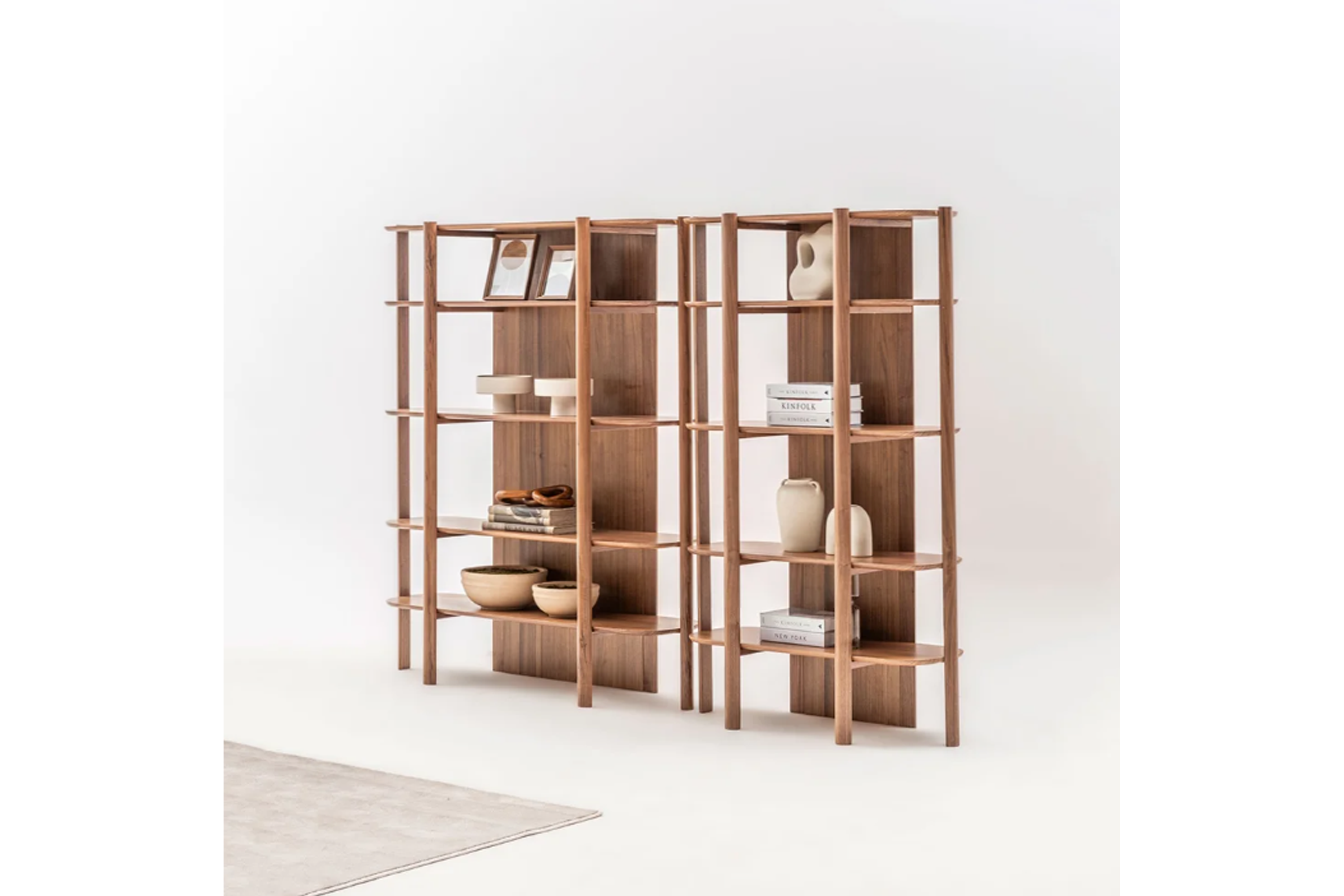 Wood Open Shelving