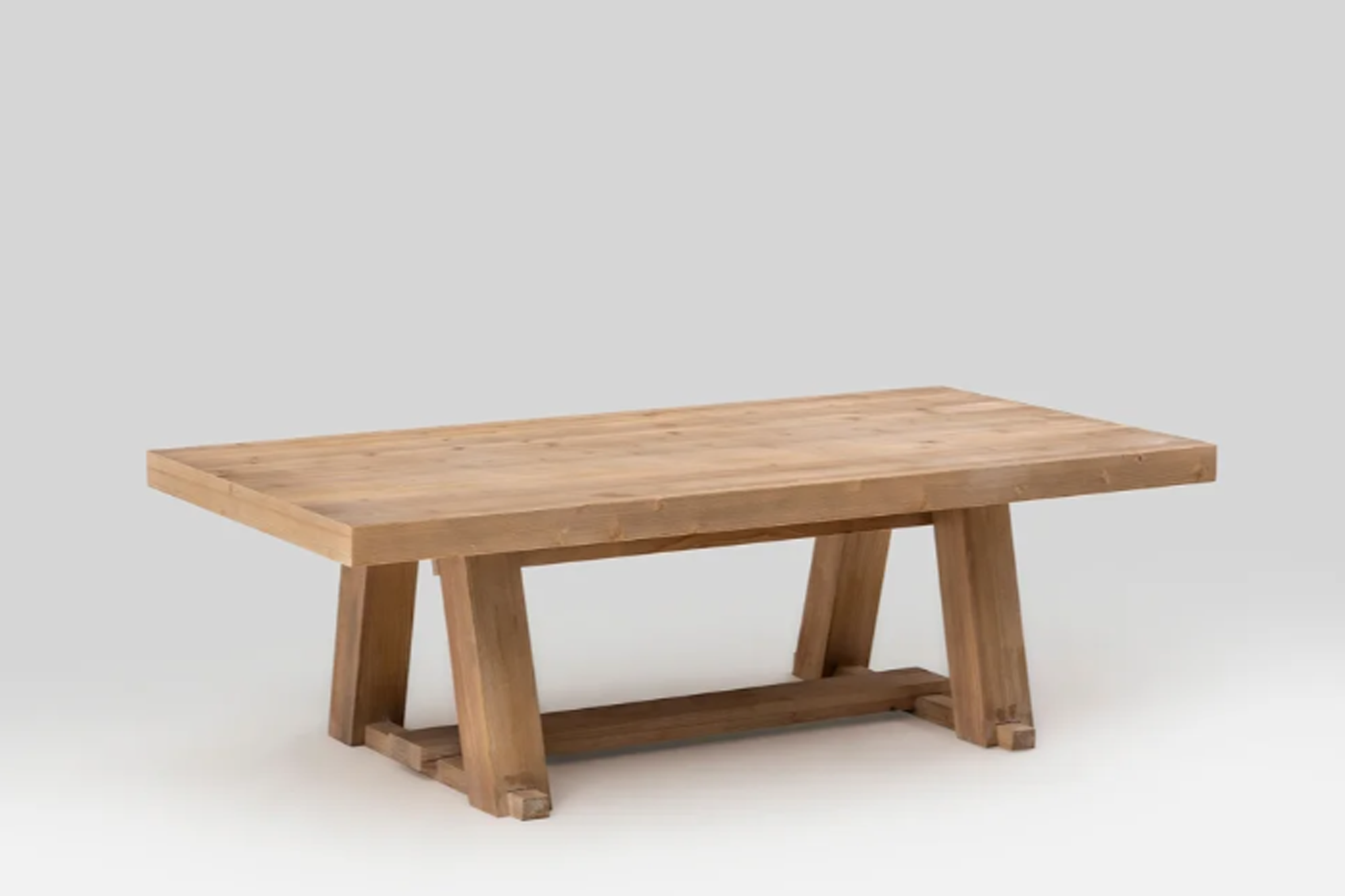 Solid Spruce Wood Coffee Table