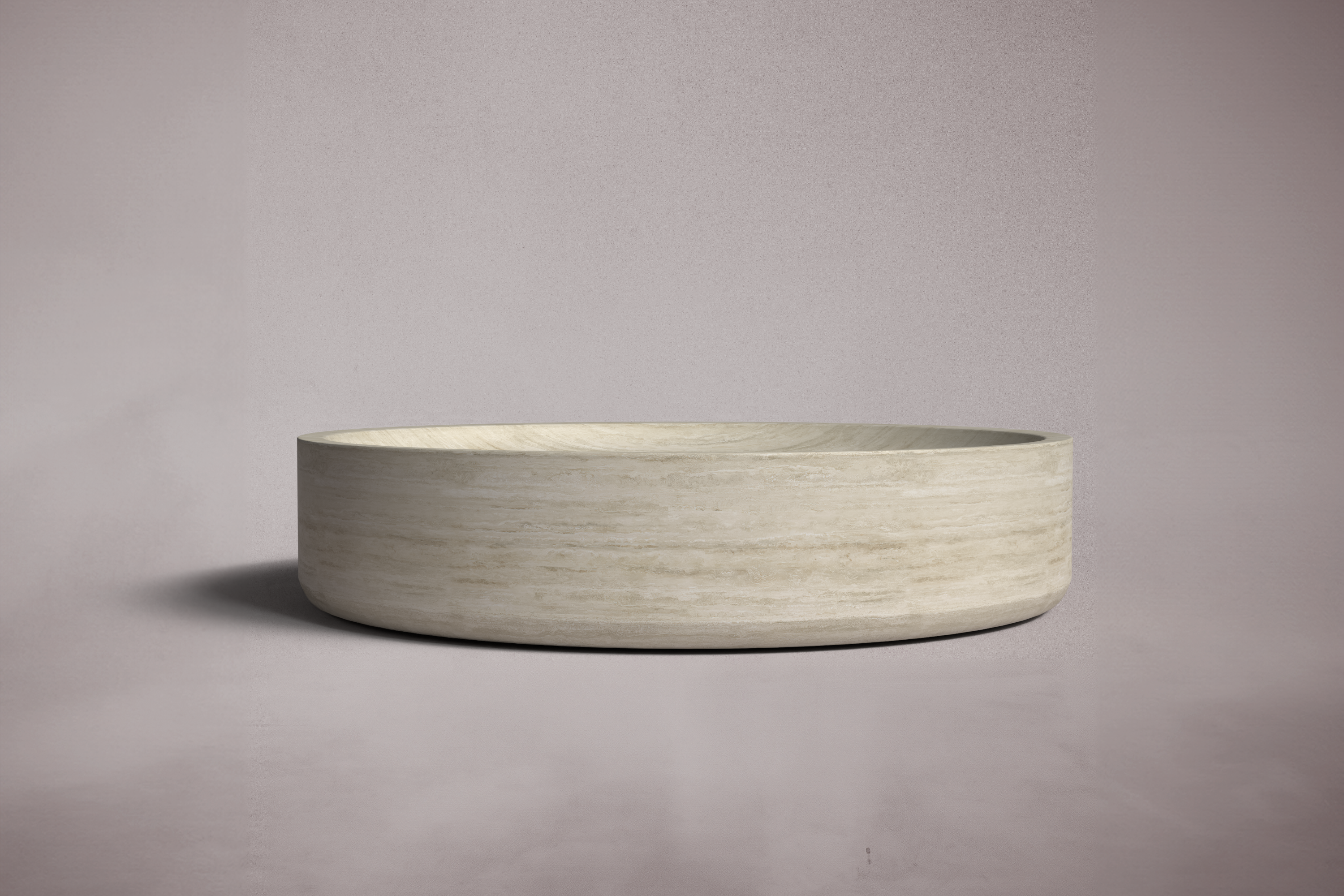 Oleo Travertine Round Coffee Table