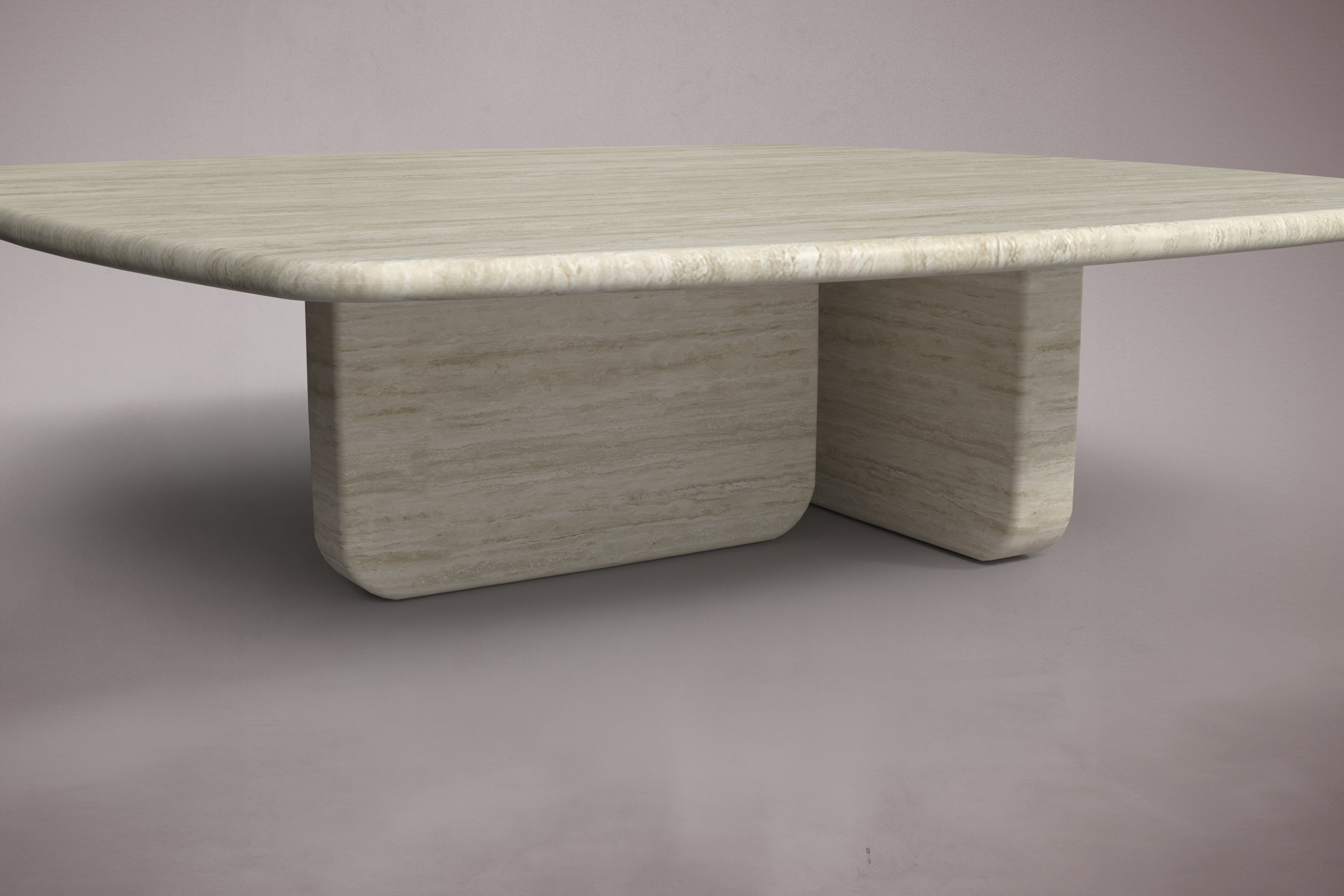 Liya Travertine Coffee Table