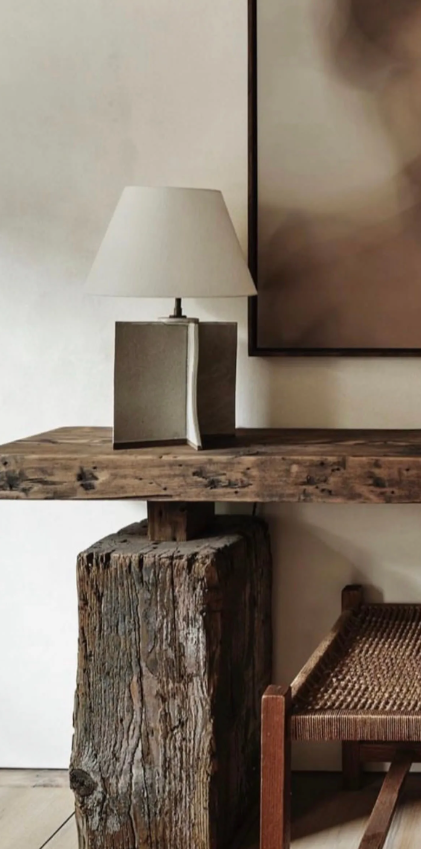 Rustic Narrow Console Table