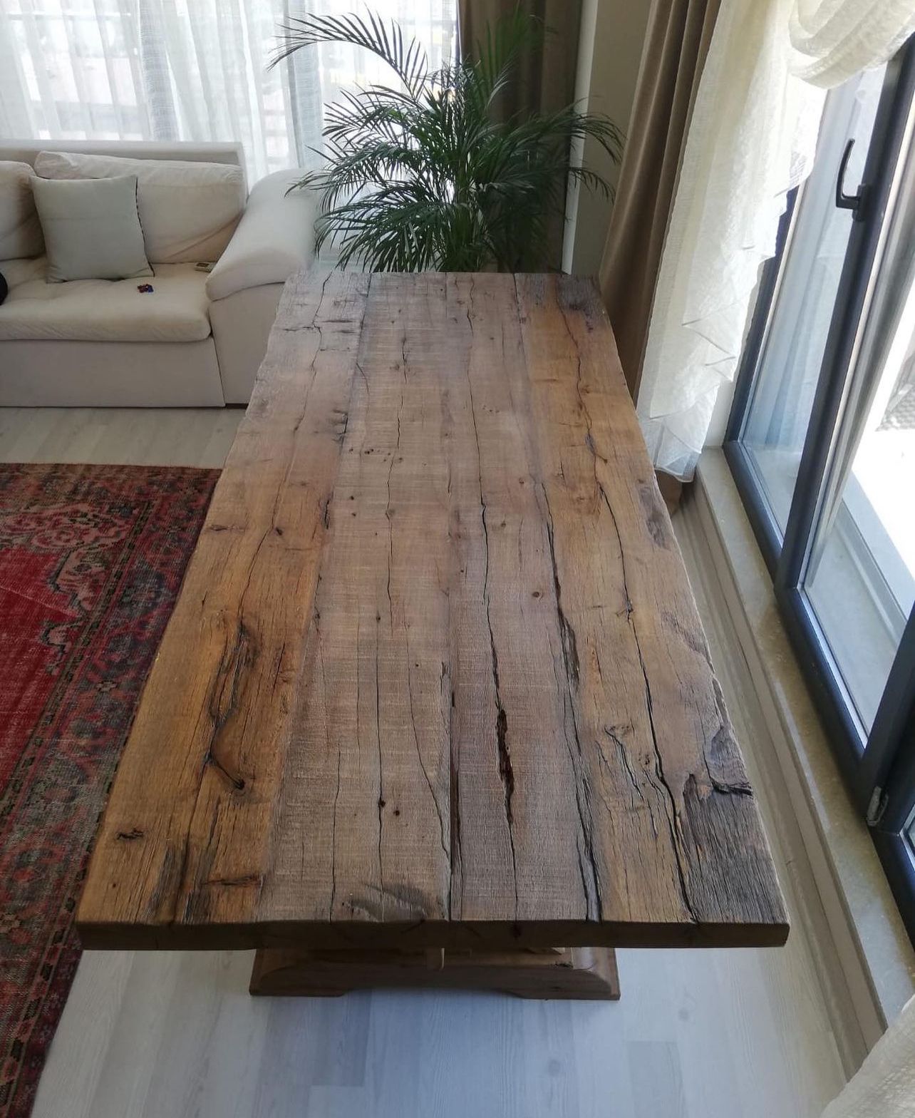 Briarwood Rustic Old Wood Oak Dining Table