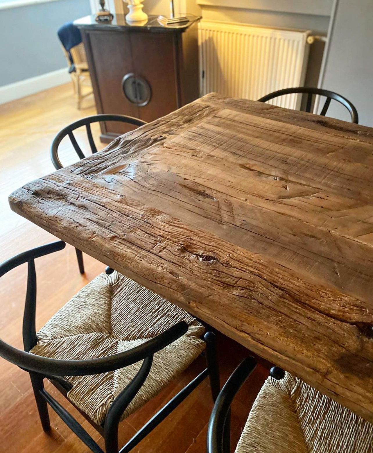 Oldgrove Rustic Old Wood Oak Dining Table