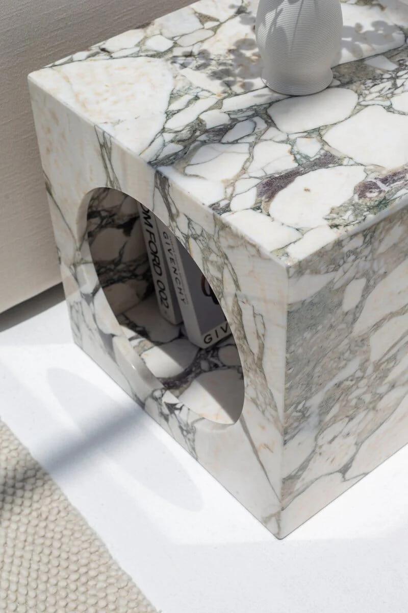 Pietra Marble Side Table