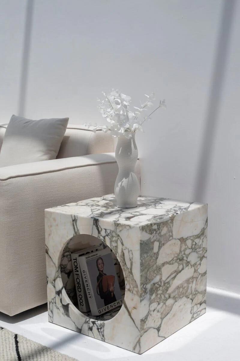 Pietra Marble Side Table