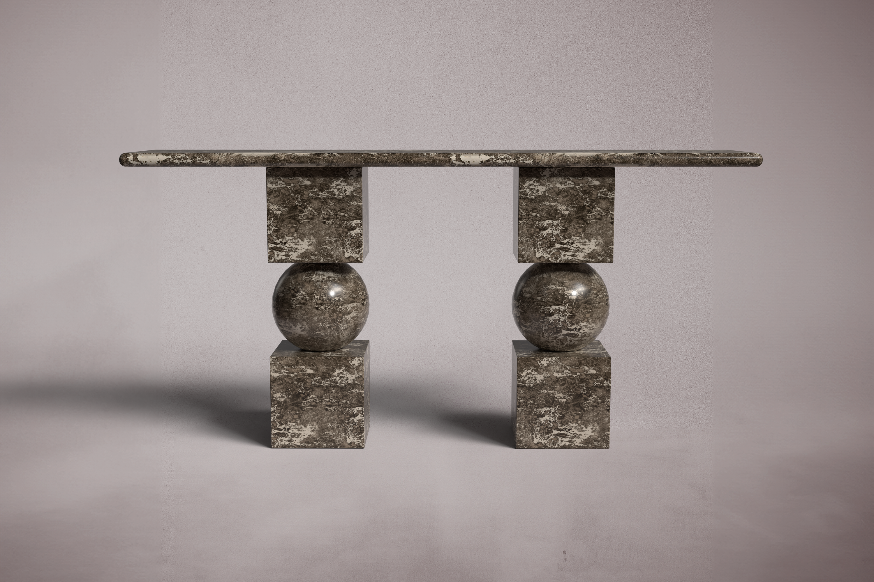 Axis Emperador Dark Marble Console Table