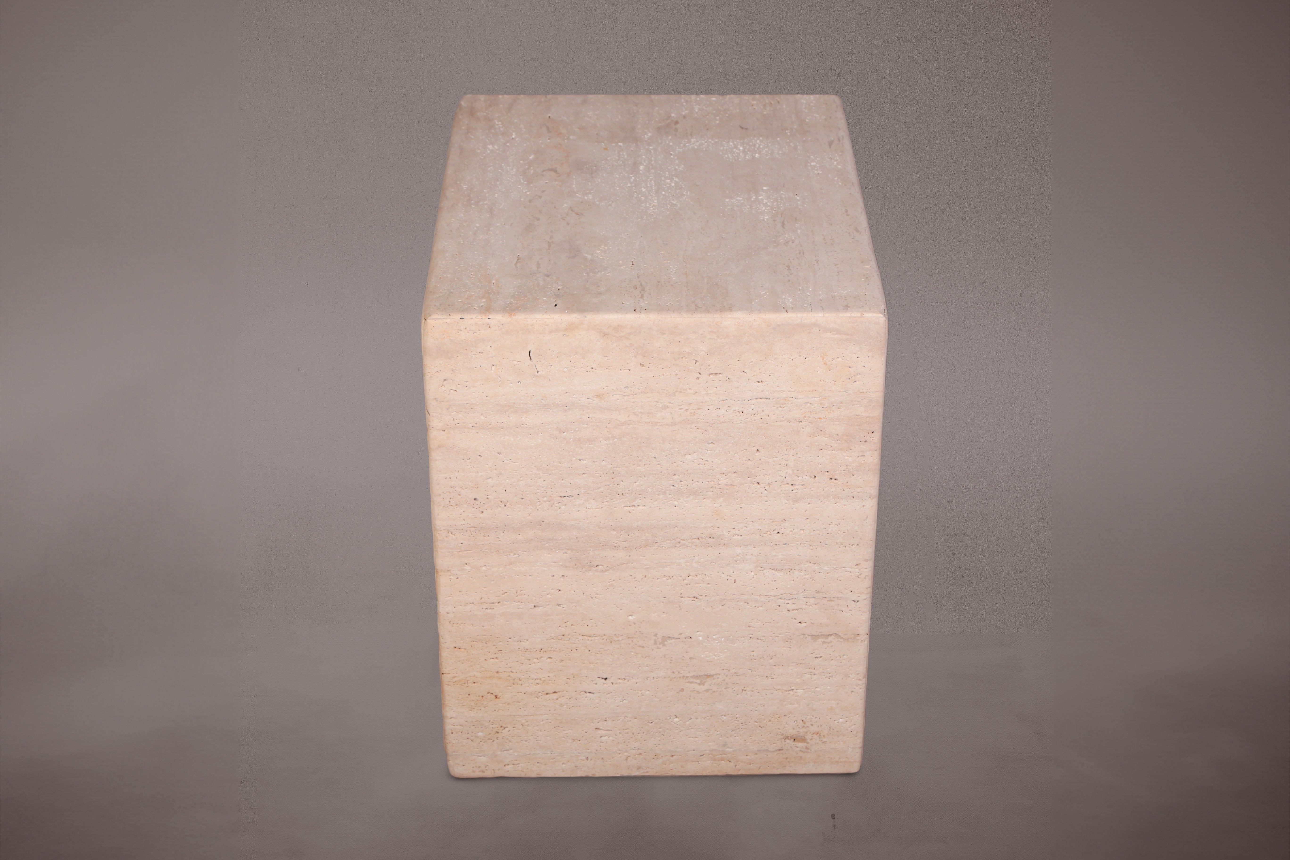 Travertine Side Table, Side Table, Marble Side Table, Marble Nightstand, Travertine Nightstand.